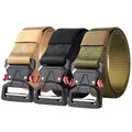 Casual Nylon Buckle Belt for Men and Women for Outdoor Sports and Security Red-eared Climbing Belt