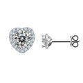 Abiding Jewelry OEM/ODM Factory Jewellery Wholesale Solid 925 Sterling Silver Earrings Moissanite Studs
