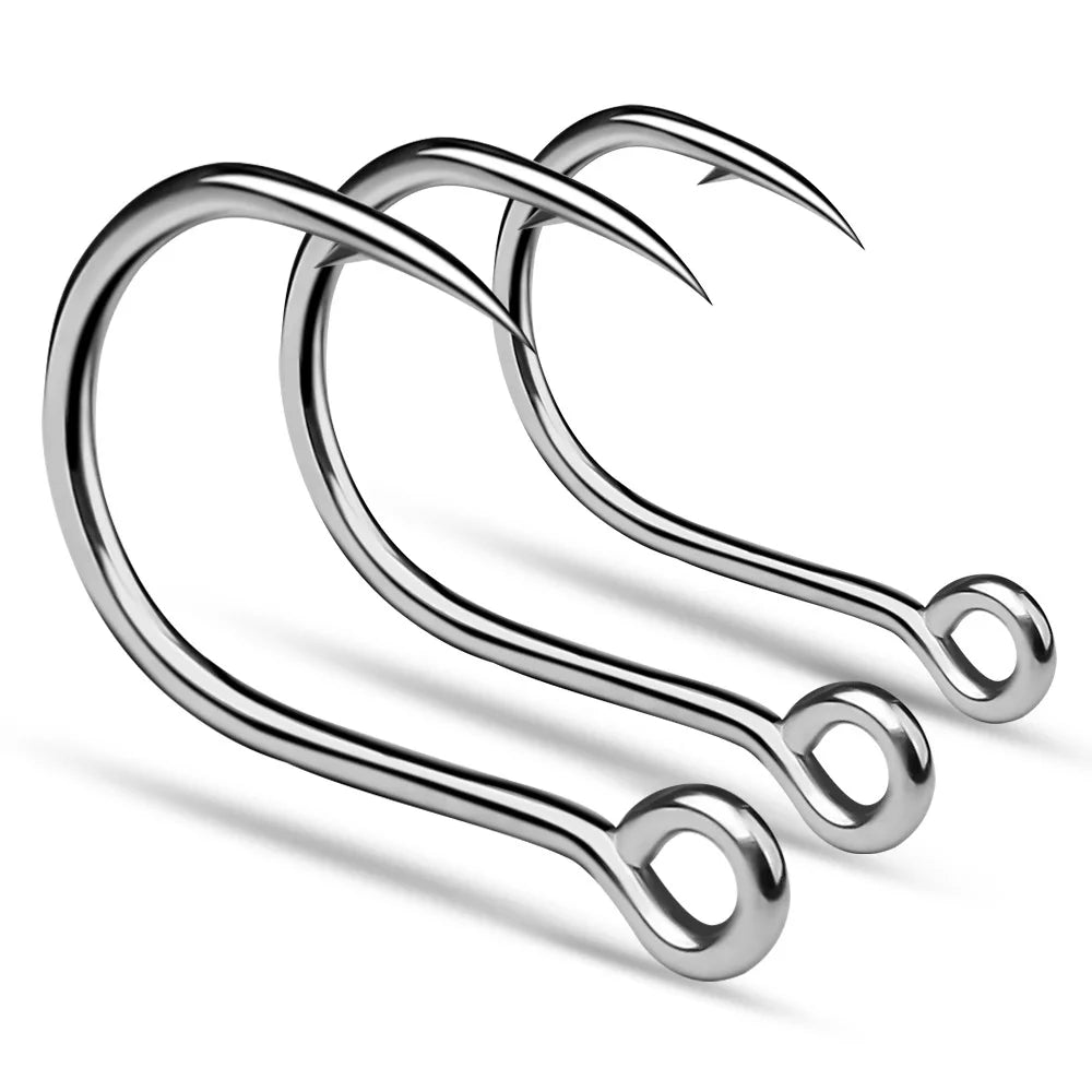 Hot Sales Saltwater Fishing High Carbon Steel Octopus Hook Barbed Assist Hooks Offset Fishing Circle Hooks