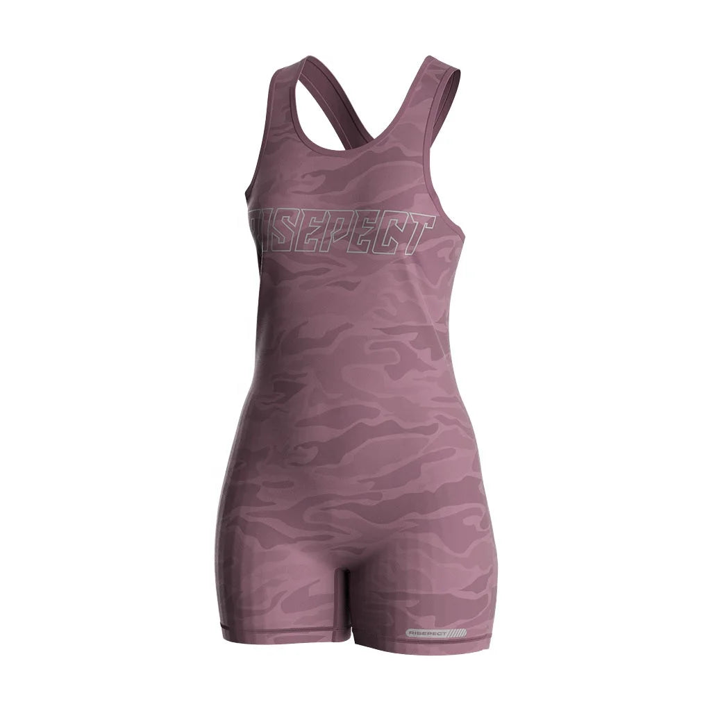 Custom Women Athletic Jumpsuit Compression Support Flatlock Seam Anti-Chafing Breathable Design for Gym Training