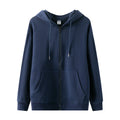 300gsm Custom Plain Printing logo Zip up Hoodies Unisex Plain Blank Solid Color Sweatshirt Double Layer Hoodies for Men