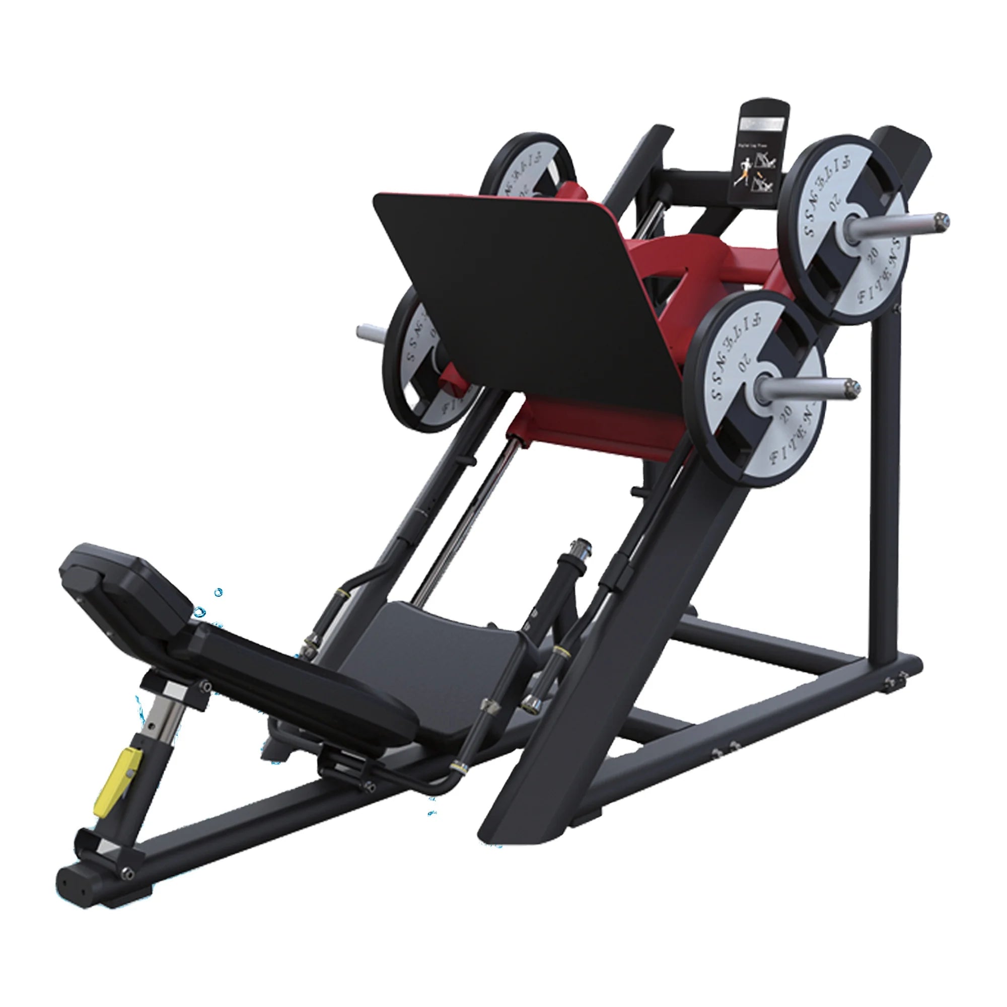 Factory Sale Gym Fitness Equipment Workout Exercise Linear Leg Press Machine Weight Lifting Free Weights Plate for Chest