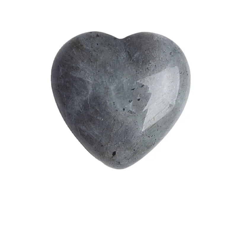 HZ Labradorite Gemstone Pocket Heart Shape Healing Stone for Meditation & Positive Energy Gemstone Reiki Healing And Crystal