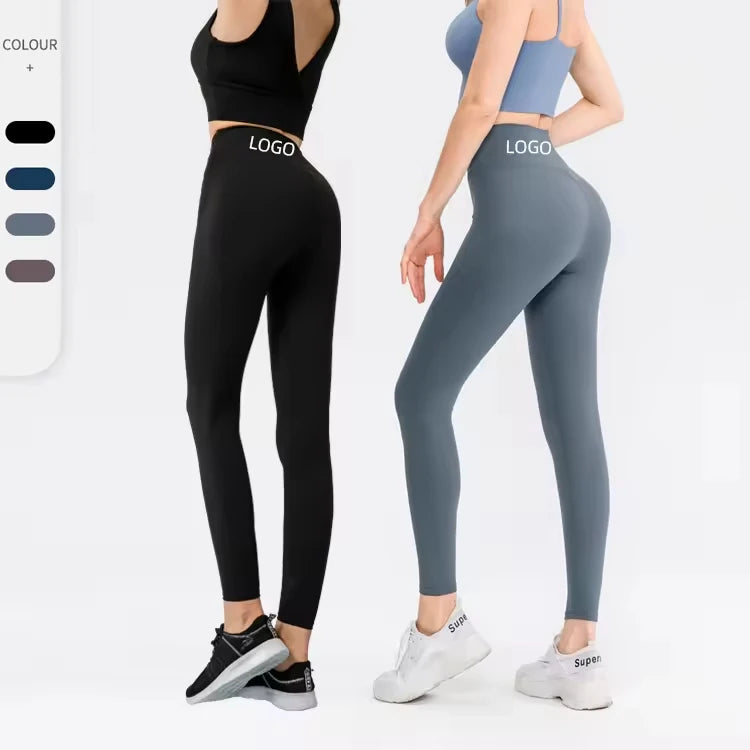 Women's Cross V Waisted Yoga Legging High Waist Gym Sports Print Pants Comfortable Spandex/Nylon Sexy Butt Lifting