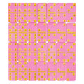 Factory Supply pink or Blue Double 6 Domino Set with Color Dot Professional Quality 28pcs 4006 Dominoes Set for Table Game