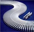 Swimming Pool Plastic Pool Grating ABS/PPS/PVC Material 18cm PVC Swimming Pool Overflow Gutter Grating