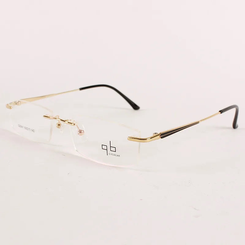 Hot Selling Metal Eyewear Rimless Designer Stylish Eye Glasses Optical Frames Good Eyeglasses Frames for Men