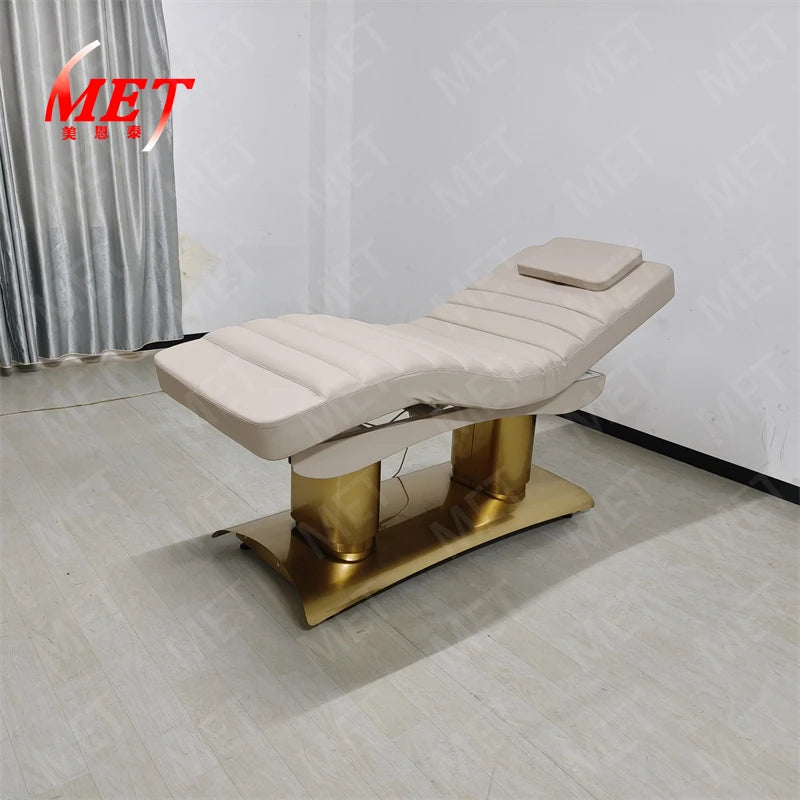 New High Quality Modern Salon Beauty Bed Four-motor Electric Lifting Beauty Bed Customization