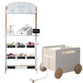 Hot Sale Wooden Pretend Toys Role Play Fruit Display Shop Kids Wooden Play Pretend Theatre Toys