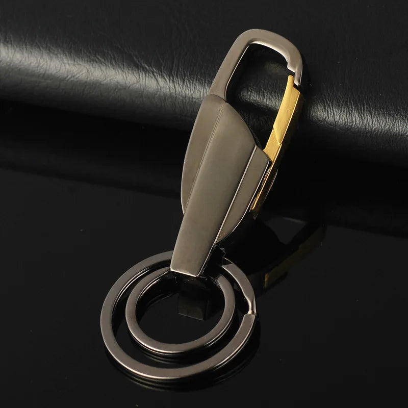 Factory Price Metal Polished Keyring Car Metal Waist Key Chain High End Key Rings Women Men Diy Key Chains Accessories