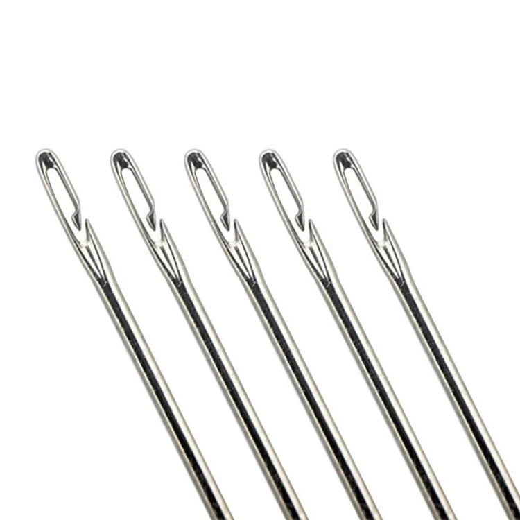 Wholesale 25Pcs Hand Sewing Needle 38mm Easy to Go Through Side Opening Self-Threading Multi-Size Needles Blind Needle