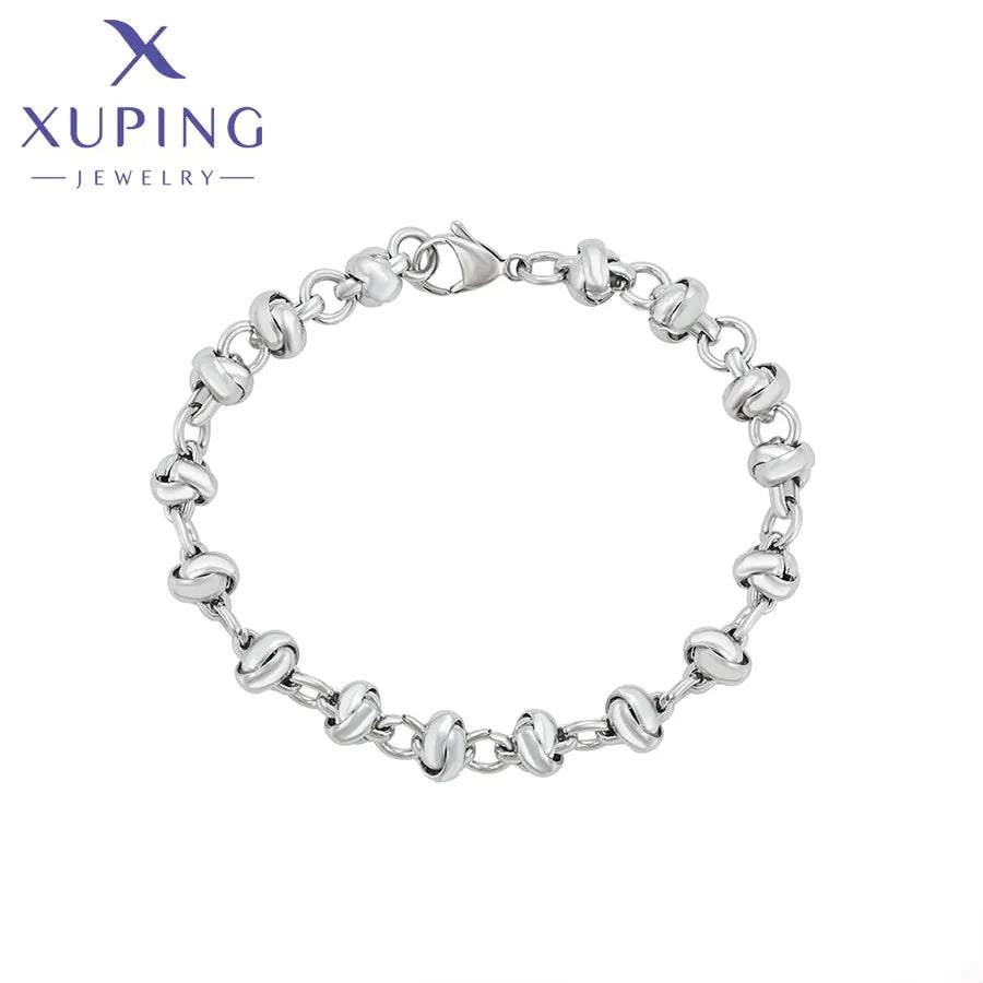 T000815473 XUPING JEWELRY Stainless Steel Jewelry Simple Neutral Other Fine Fashion Friendship Jewelry Women Bracelet