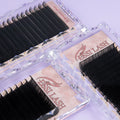ESSI LASH Hot Selling Dark Matte Black Soft 0.03 0.05 0.07 C/CC/D Curl Lash Extension Trays Wholesale Individual Lash Supplies