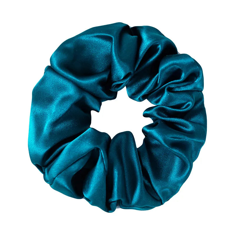 All Skin Types Fashion Style Large Silk Hair Ties Scrunchies Big for Girls