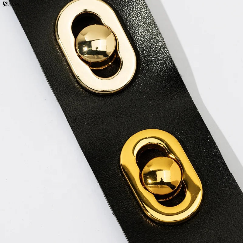 Gold Decorative Personalized Zinc Alloy Plated Nickel-Free Snap Buttons for Garment & Bags