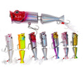 WEIHE Fishing Lures 8cm/11.5g Popper Bait Artificial Boxed 7 Colors Available Bass Crankbait Wobblers Plastic Lure