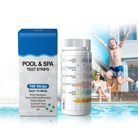 7 in 1 Water Testing Strips for Checking Swimming Pool Hot Tub Home Use
