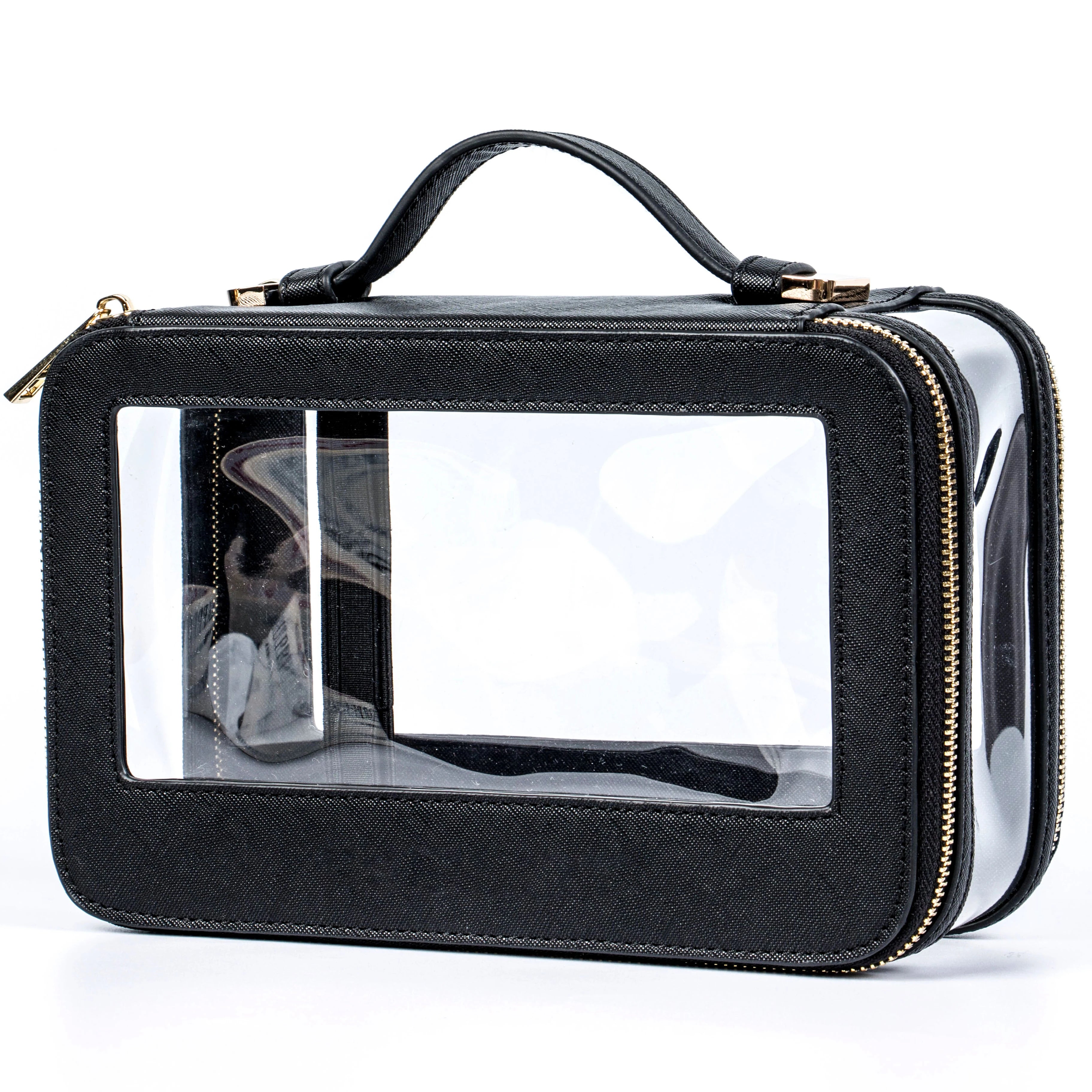 Transparent PVC Organizer Bag Waterproof Travel Makeup Cosmetics Jewelry Accessories Storage Zipper for Toiletry Pouch