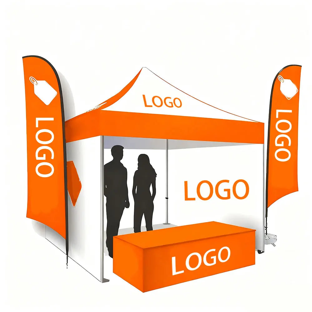 10x10 Advertising logo Canopy Tent Outdoor Aluminum Trade Show Exhibition Tents for Events Canopy Pop up Custom Printed Tents MegaBDM