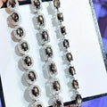 Wholesale 925 Sterling Silver DIY Charm Bracelet with Custom Name Natural Sapphire Rhodium and Gold Plating for Gifts Parties
