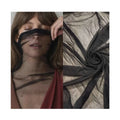 Organic Light Knitted Silk Tulle Fabric Sheer Mesh for Transparent Scarf Facemask Dress Wedding Curtain Sleepwear for Girls
