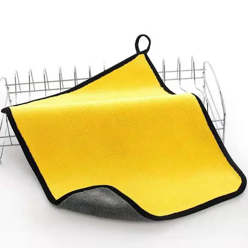 600gsm 800gsm Coral Fleece Wash Microfiber Cloth  Cleaning Microfiber Towel  Drying Absorbent Towel