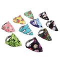 Wholesale Pet Accessories Scarf Adjustable Personalized Cute Soft  Neckerchief Buckle Luxury Dog Triangle Pet Bandana Collar