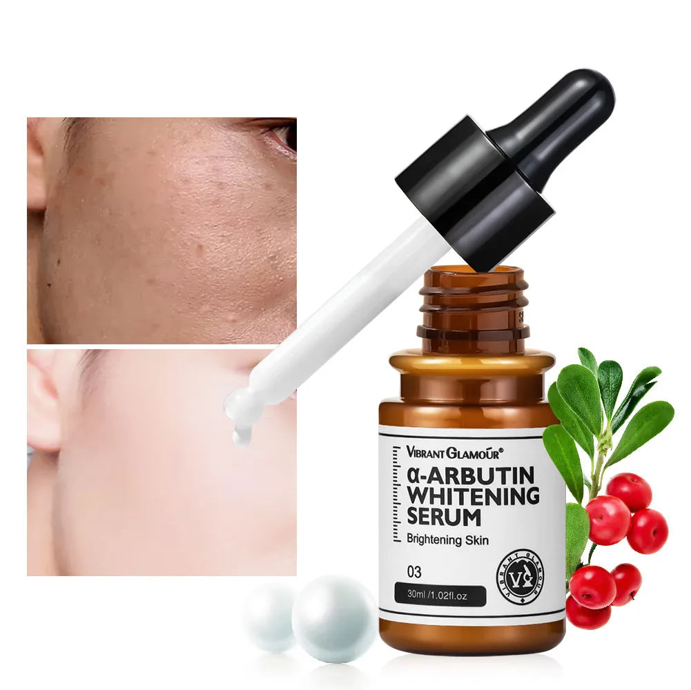 VIBRANT GLAMOUR 30ml Face Skin Darkness Spot Acne Marks Removing Arbutin Niacinamide Moisturizing Whitening Brightening Serum