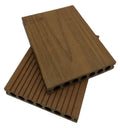 200x23mm Modern Decorative High Strength Waterproof Eco-Friendly WPC 3D Hollow Decking Wood Board 5-Year Warranty for Garden