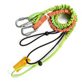 Tool Fall protection Retractable Tool Lanyard with Single Climbing Buckle and Adjustable Ring End
