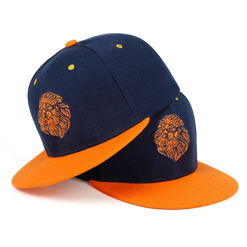Fashion New Style 6 Panel Structured Hat Flat Brim Blank Snapback Cap Embroidered logo Snapback Hat