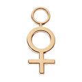 Handmade Garment Accessory Gold Metal Charms Embossed logo Metal hang Pendant for Necklace