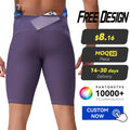 Custom Logo Breathable Quick Dry Gym Tight Shorts Compression Men's High Elastic Running Workout Shorts with Mesh Pocket