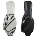 OEM Custom PU Leather Professional Golf Stand Bag for Men Durable 15 Clubs with Embroidered Logo