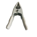 OEM logo a Type Steel Spring  Wedding Dress Clamp White Metal Spring Clamp