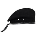 British Berets for Men and Women Wool and Leather Solid Color Classic Artist Painter Hats Support Custom Embroidery