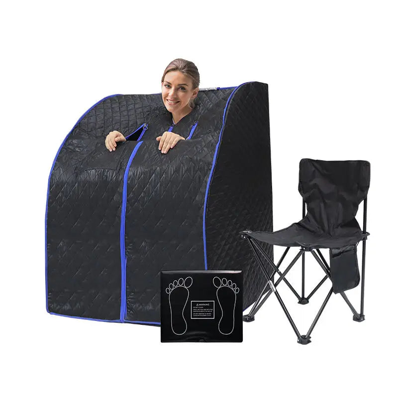 Modern Portable Home Far Infrared Sauna Room with Heating System 1-Person Dry Steam for Home Relaxation Bathroom