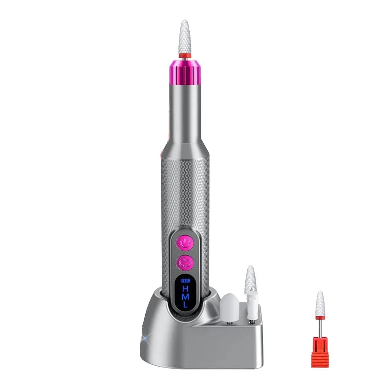 Wholesale Type-C Rechargeable 35000 RPM Electric Nail Drill Machine Professional Home Use Manicure Pedicure Travel Kit