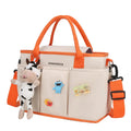 Handheld Single Shoulder for Mommy Bag with Three Large Pockets New Design Diagonal Span Nylon and Polyester Large Pocket for Mo