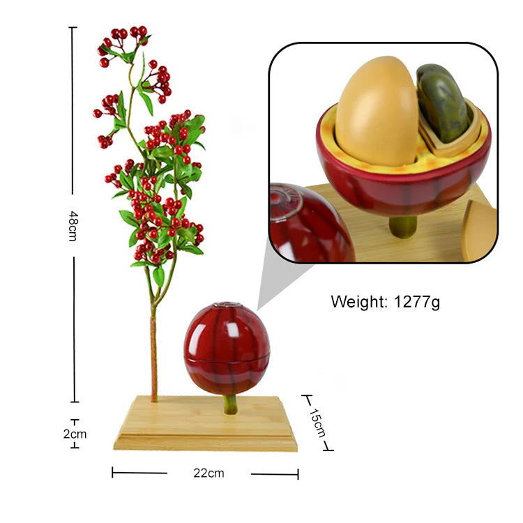 Artistic Decorative Handmade Coffee Teaching Tool Cafe Shop Display Set Gift Box Coffee Cherry Bean Model