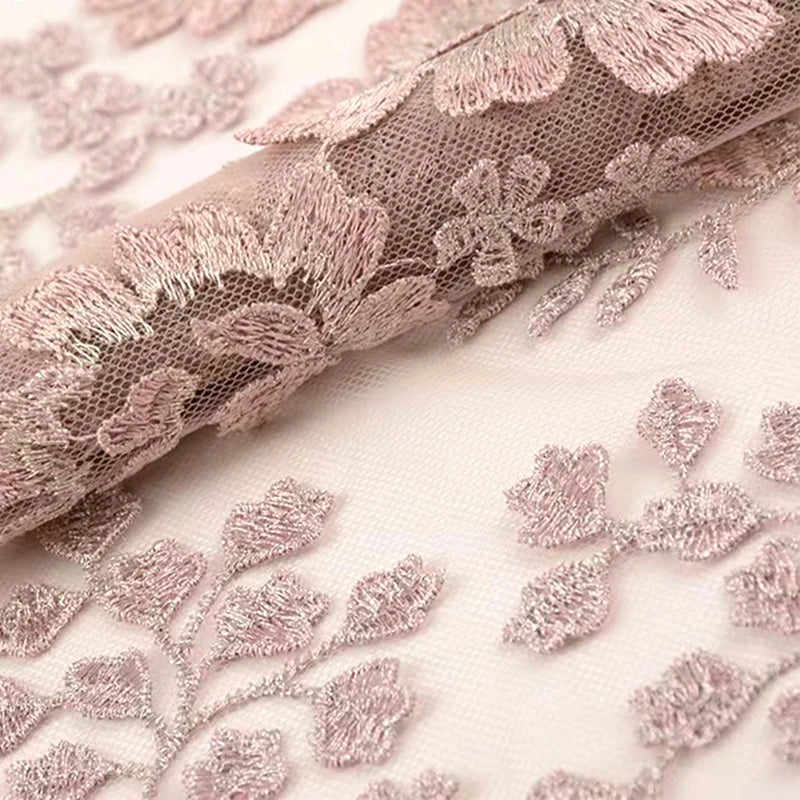 Garment Dry French Lace Embroidery Cotton swiss Voile Lace Fabric