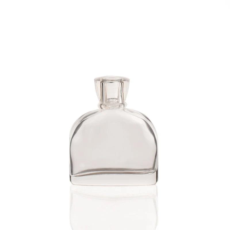 Factory Straight Hair 50ml Unique Shape Empty Luxury Perfume Spray Bottle Glass