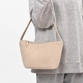Casual Simple Women's Hobos Shoulder Bags Portable Ladies Phone Purse Handbags Solid Color Lightweight Female Underarm Bag