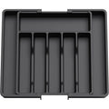 Cross-Border Spot Rectangle Silverware Storage Box Adjustable Cutlery Rack Retractable Plastic Drawer for Silver Case 5 Pcs