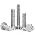 M6-M24 Stainless Steel 304 Hexagon Bolts Din931 With Cotter Pin Hole High Strength Hex Bolt Whit Hole