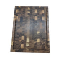 Christmas Walnut Wood Butcher Block Cutting Boards with Handle End Grain Kitchen Chopping Blocks with Juice Groove