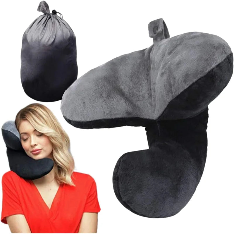 Bed Cooling Neck Pillow Shredded Foam Memory Adjustable Loft Hypoallergenic Washable Cover Customizable for Side/Back/Stomach