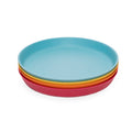 Unbreakable Round Reusable Eco Friendly Classic Customizable Melamine Plastic Party Dinner Food Fruit Plate Dishes