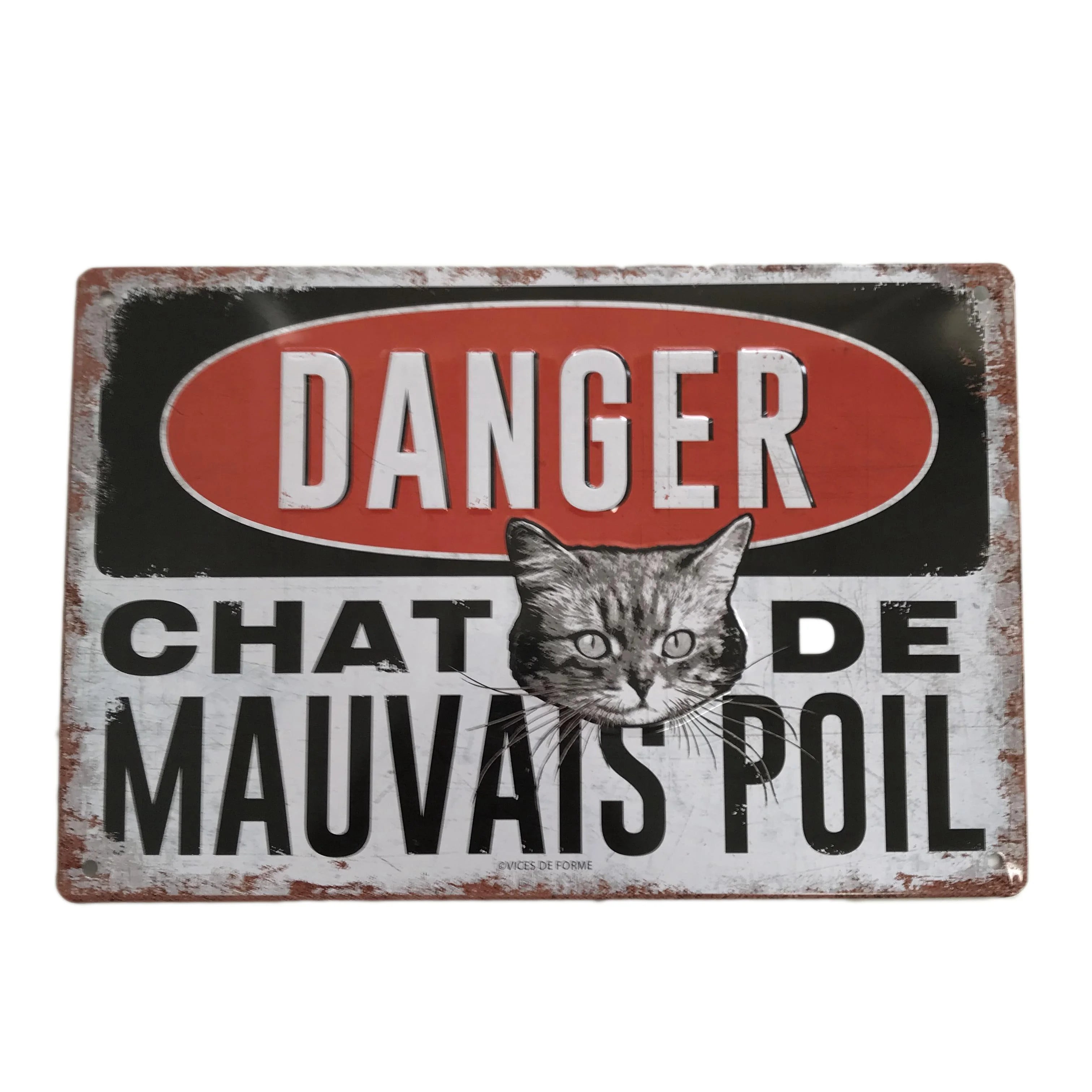 Vintage Embossed Metal Tin Sign Tin Plaque Plate