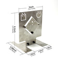 Foldable Stainless Steel Target All Metal Frame Practice Target Clear Target Automatic Rebound Slingshot